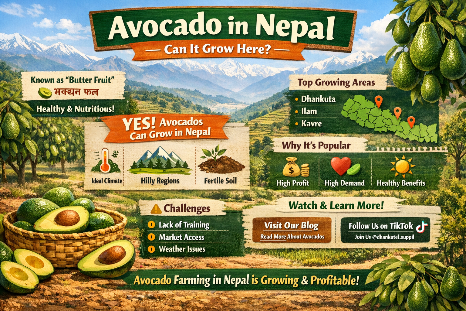 avocado in nepal